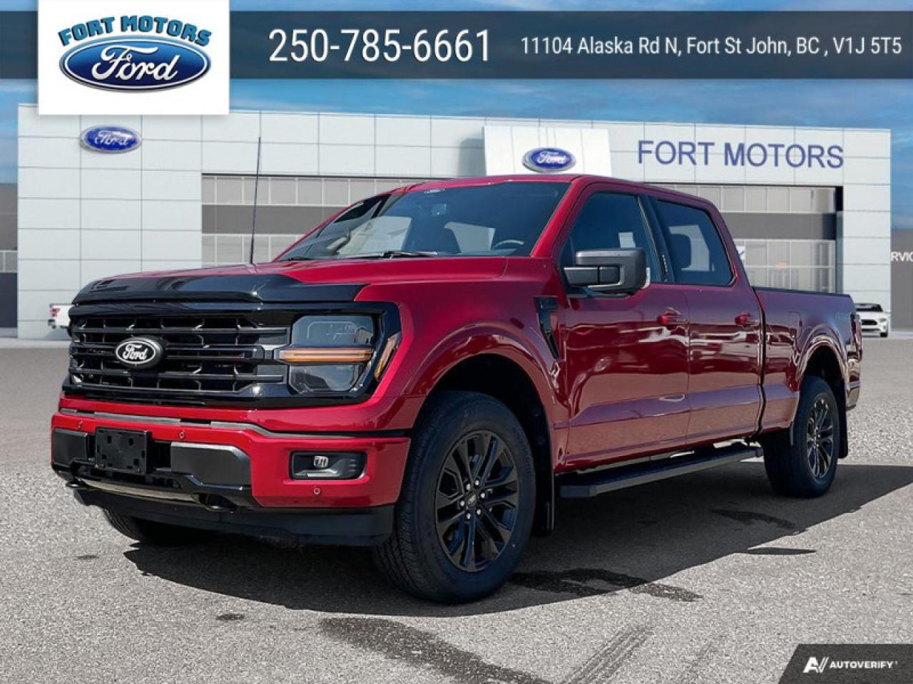 New 2024 Ford F-150 XLT  - Leather Seats - Premium Audio for sale in Fort St John, BC