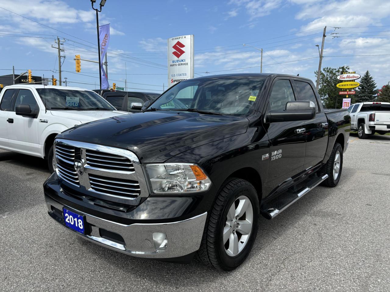 Used 2018 RAM 1500 SLT Crew Cab 4x4 ~Remote Start ~Heated Seats ~20's for sale in Barrie, ON