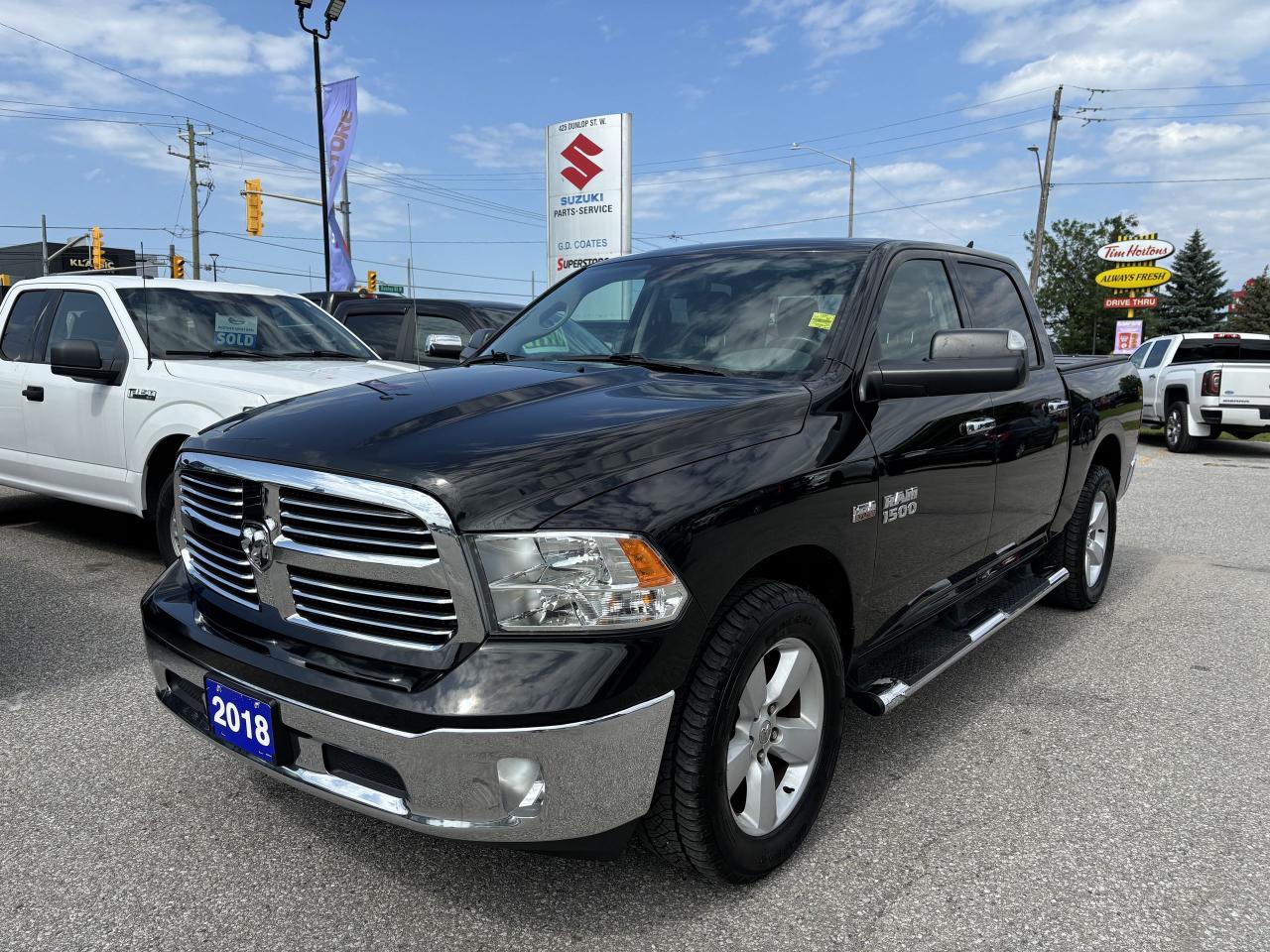 Used 2018 RAM 1500 SLT Crew Cab 4x4 ~Remote Start ~Heated Seats ~20's for sale in Barrie, ON