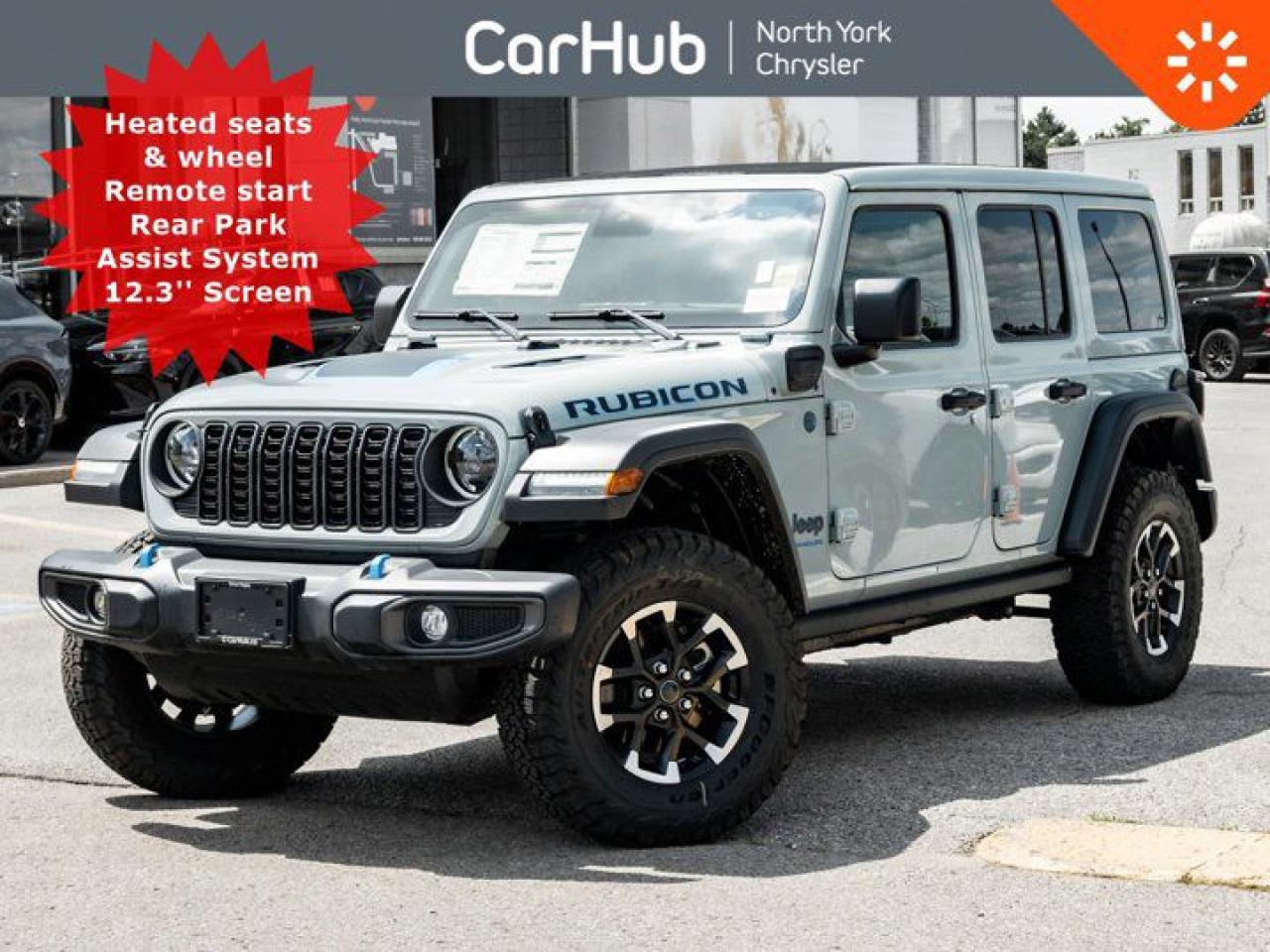 New 2024 Jeep Wrangler 4xe RUBICON Sky Roof Rear CrossPath Detection LEDs for sale in Thornhill, ON