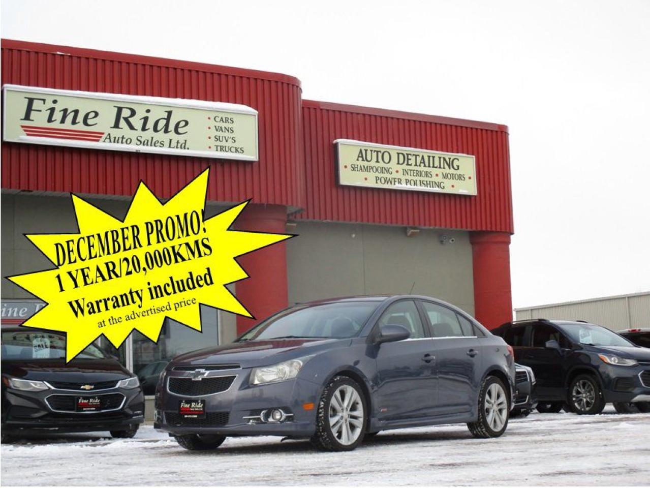 Used 2014 Chevrolet Cruze 2LT for sale in West Saint Paul, MB