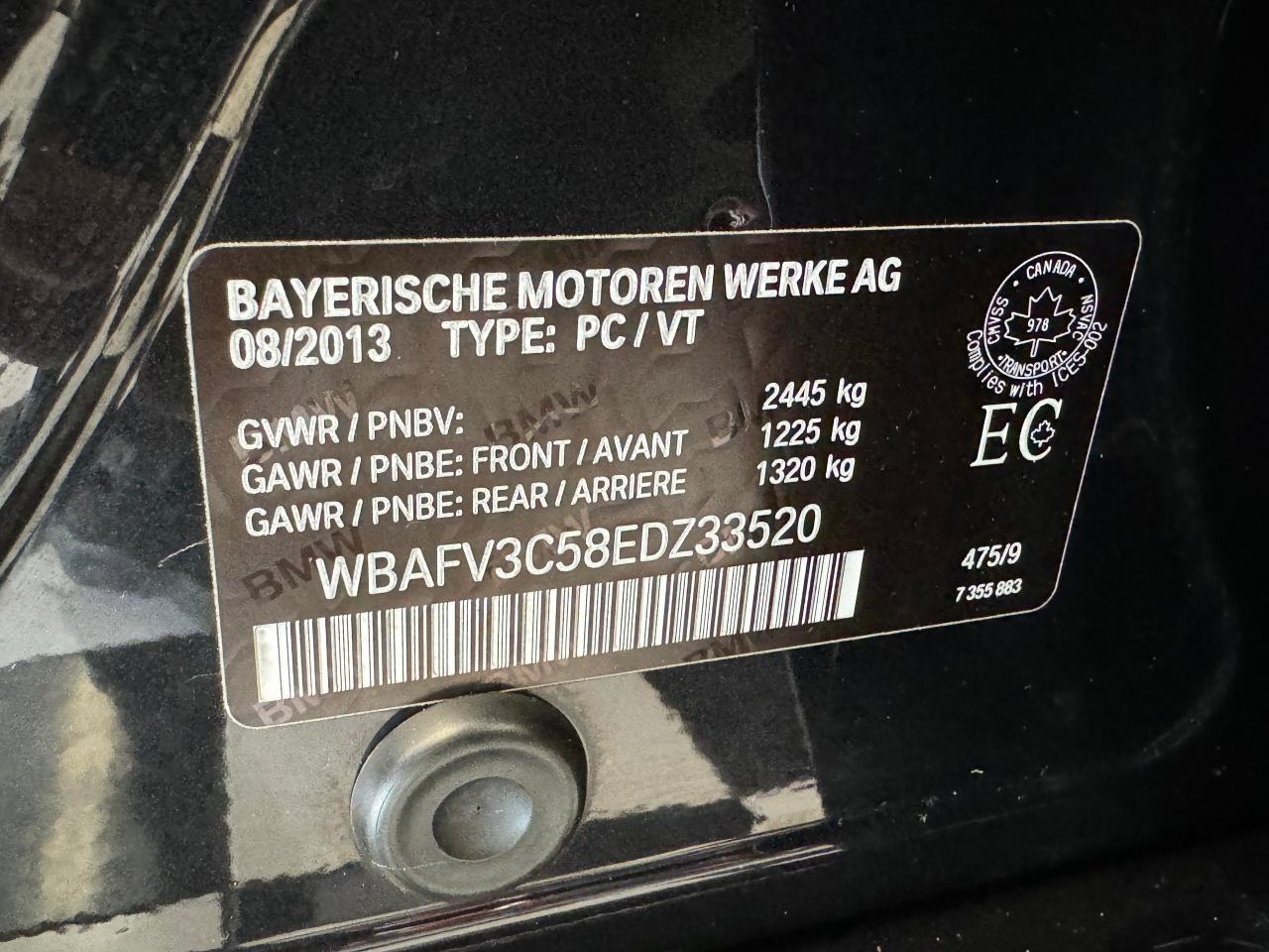 2014 BMW 5 Series 535D Xdrive+New Tires+360 CAM+Cooled Leather+GPS - Photo #41