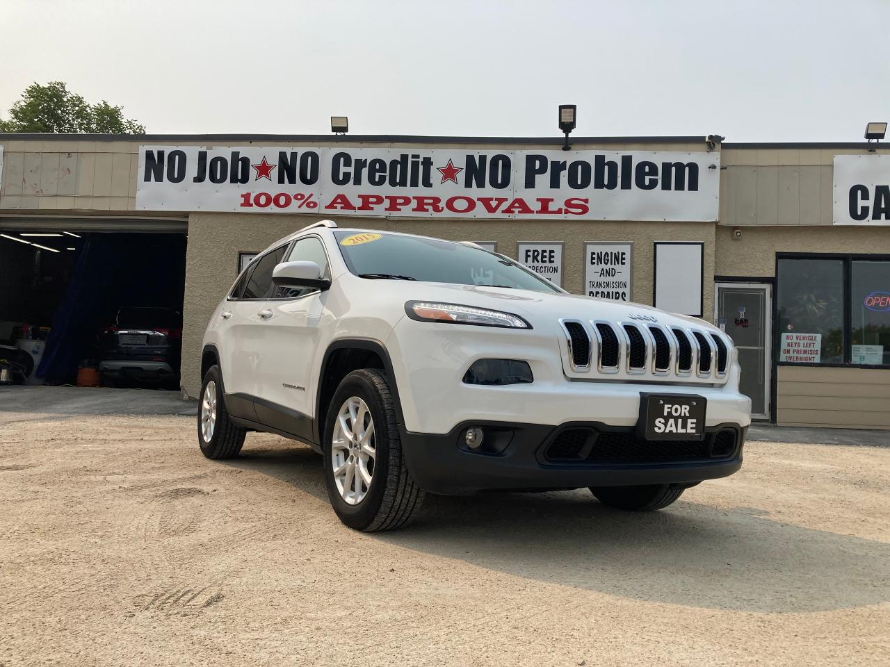 <p><em><strong><u>Dealer# 4660</u></strong></em></p><p><strong>Just arrived in the lot, getting the safety work done.</strong></p><p>Come and checkout this neatly maintained <em><strong>2015 Jeep Cherokee North </strong></em>has just arrived at our lot and is available now! Perfect for our winters this Cherokee has an Intelligent Automatic Full-Time Four-Wheel Drive.</p><p><em>Come down to our dealership  <strong>The Car Guy Inc </strong>at<strong> <u>2850 Dugald Road </u></strong>to check it out!!!</em></p><p>This vehicle comes loaded with tons of features such as:</p><ul><li>Engine: 3.2L 6Cyl</li><li>Uconnect Touch Display -inc Bluetooth capability, steering wheel audio controls, audio input jack, 911 Assist</li><li>Premium sound system </li><li>Heated Steering Wheel </li><li>Remote Start</li><li>Rear Climate control </li><li>Command Start </li><li>Heated seats and power adjustable.</li><li>Reverse Camera</li><li>Keyless entry</li><li>3 different driving modes</li><li>and many more!!!</li></ul><p><strong>Contact us now @ </strong></p><p><strong>Office # </strong>(204) 255-1297     </p><p><strong>Direct Sales # </strong>(204) 881-5932 </p><p><strong>Toll Free #</strong> 1-866-439-2295 </p><p><strong>Email: </strong>sales@winnipegcarguy.ca </p><p>     We are open from 10-6 Monday to Friday 10-5 on Saturdays!</p>