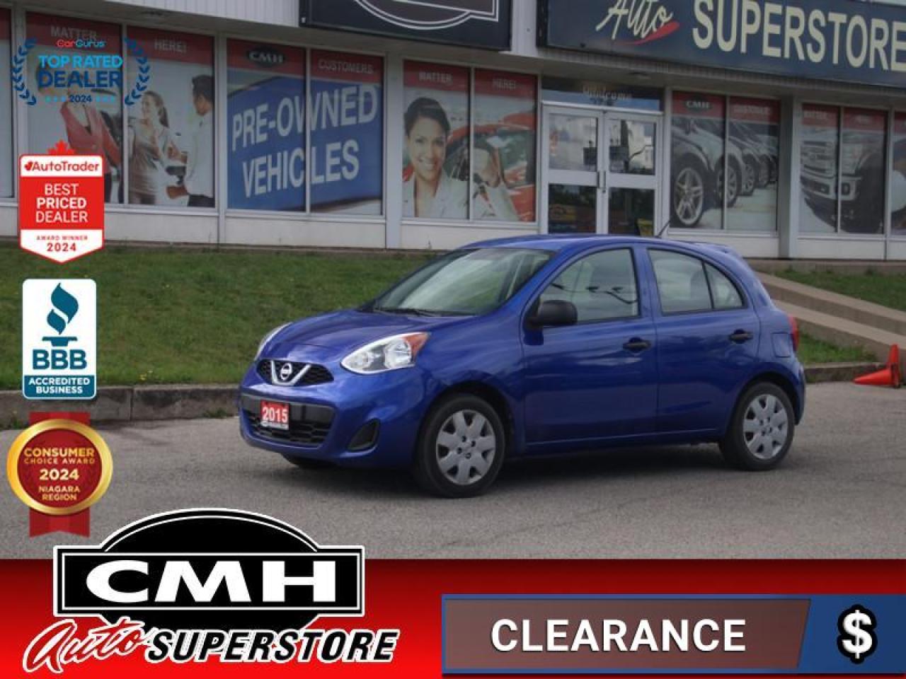 Used 2015 Nissan Micra S  **VERY LOW MILEAGE** for sale in St. Catharines, ON