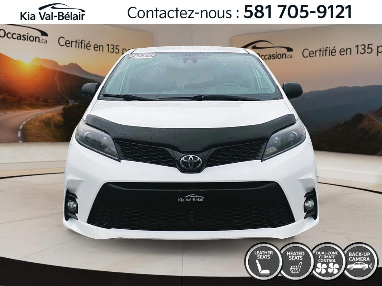 Used 2020 Toyota Sienna SE 7 PASS.*B-ZONE*CAMÉRA*CRUISE* for sale in Québec, QC