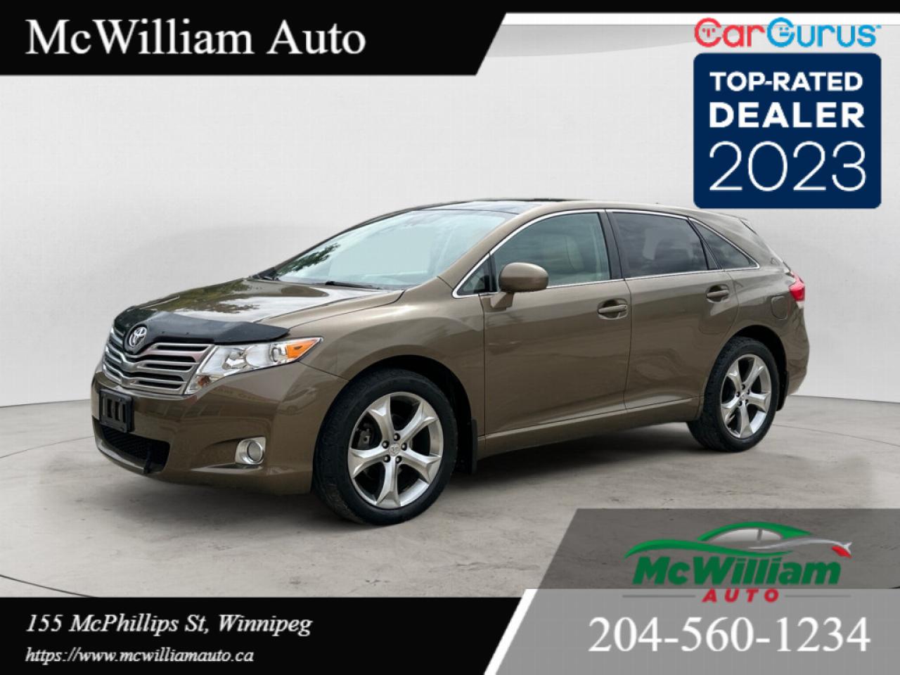 Used 2011 Toyota Venza V6|LEATHER SEATS|PANO ROOF|AWD|BACK UP CAMERA| for sale in Winnipeg, MB