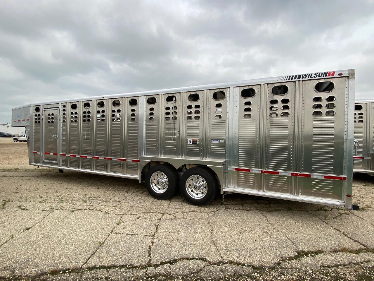 New 2025 Wilson Trailer 28' Wilson Ranch Hand Punched Sides for sale in Elie, MB