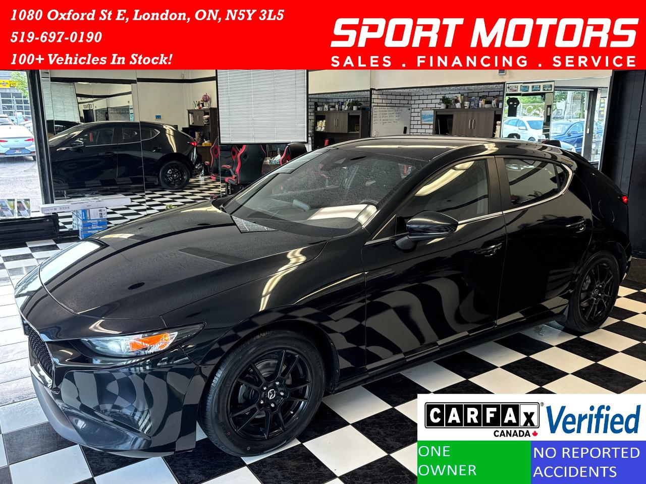 Used 2019 Mazda MAZDA3 GS Hatch+Adaptive Cruise+New+Brakes+CLEAN CARFAX for sale in London, ON