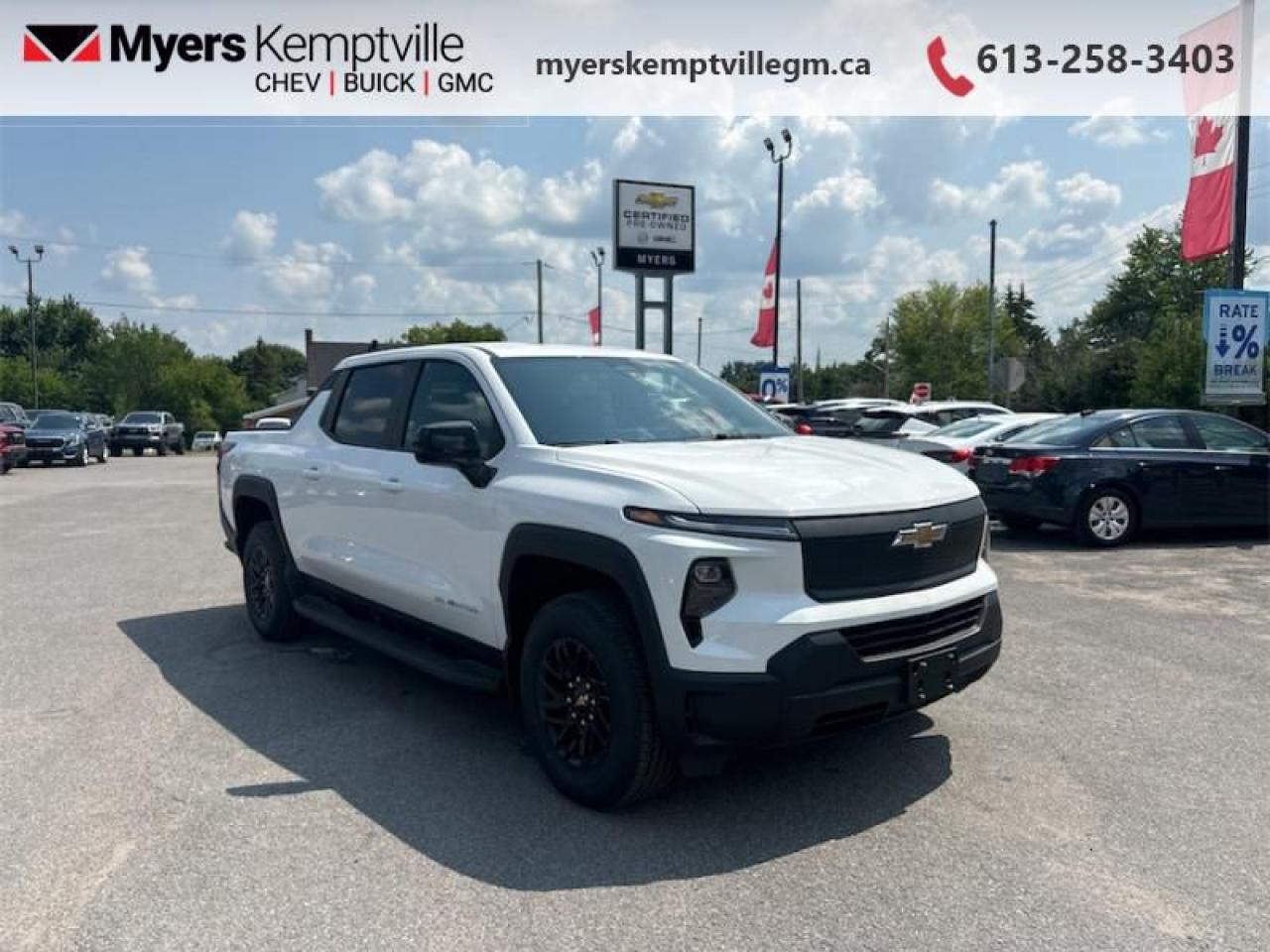 New 2024 Chevrolet Silverado EV 3WT Work Truck  - Fast Charging for sale in Kemptville, ON