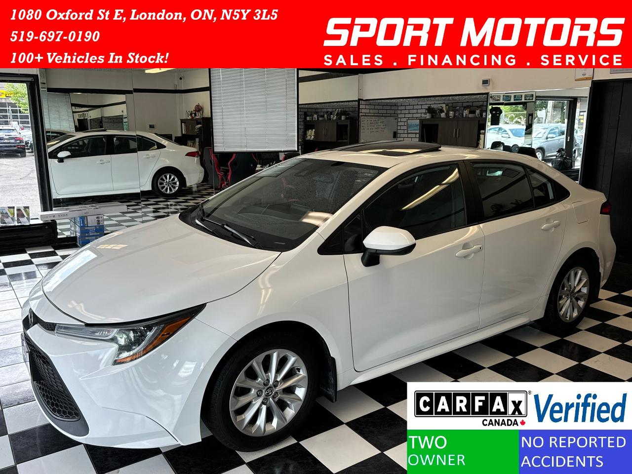 2020 Toyota Corolla LE Upgrade+BSM+Roof+Wireless Charger+CLEAN CARFAX - Photo #1