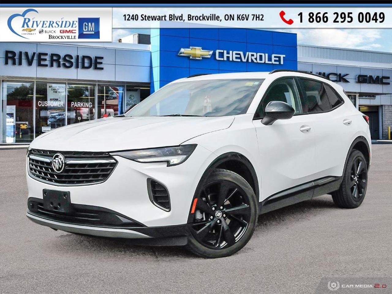 Odometer is 13094 kilometers below market average! Summit White 2022 Buick Envision Essence AWD 9-Speed Automatic 2.0L Turbocharged

Local trade-in.