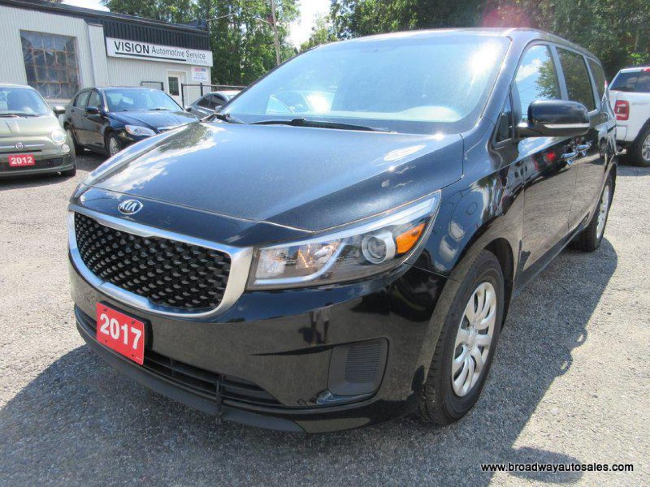 Used 2017 Kia Sedona FAMILY MOVING L-SERIES 7 PASSENGER 3.3L - V6.. CAPTAINS.. STOW-AWAY-3RD-ROW.. ACTIVE-ECO-MODE.. BACK-UP CAMERA.. BLUETOOTH SYSTEM.. POWER WINDOWS.. for sale in Bradford, ON