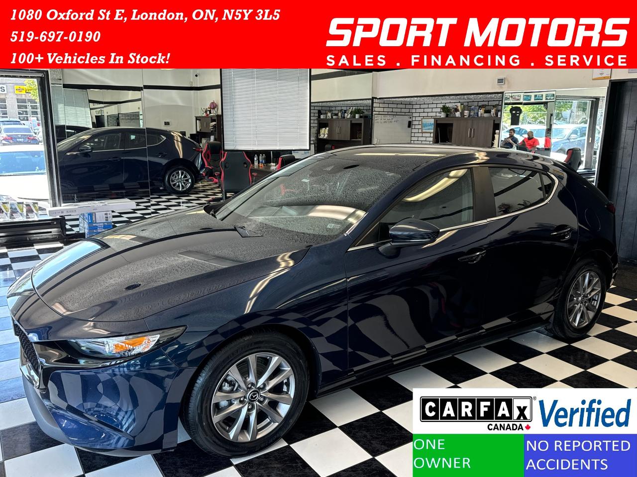 2021 Mazda MAZDA3 GS Sport+BSM+LKA+New Tires+Brakes+CLEAN CARFAX