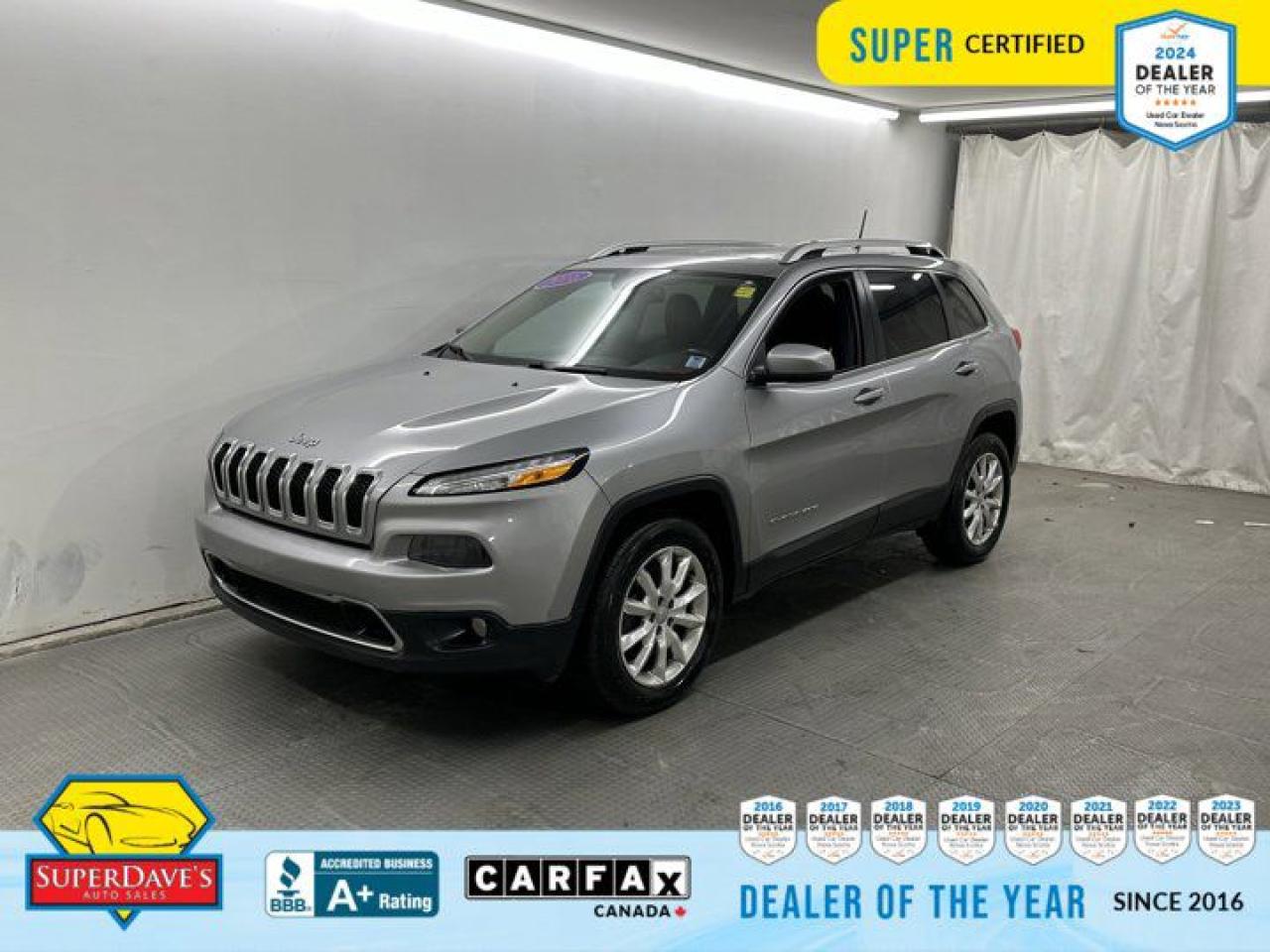 Used 2016 Jeep Cherokee Limited for sale in Dartmouth, NS