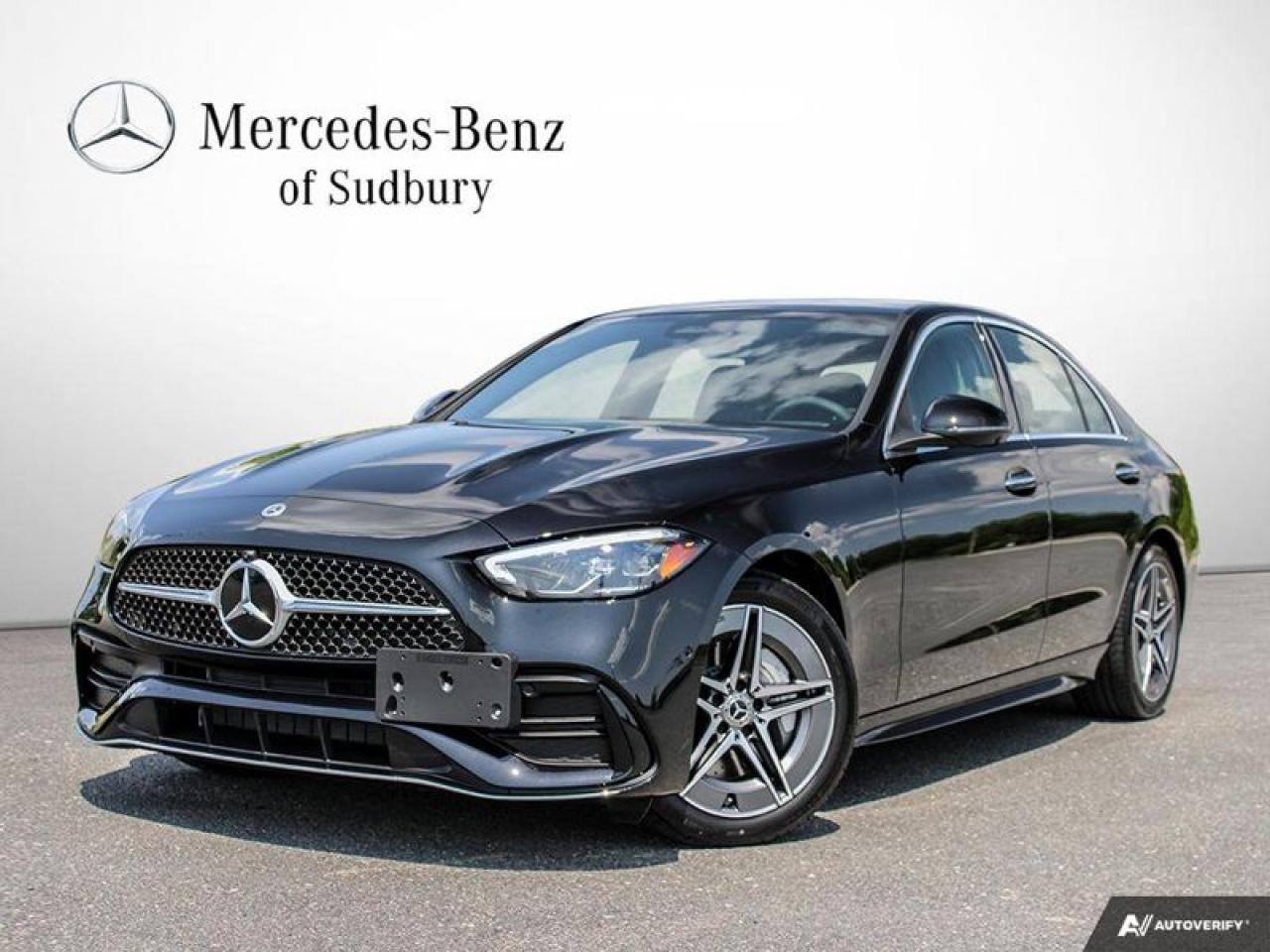 <br> <br>Check out our wide selection of <b>NEW</b> and <b>PRE-OWNED</b> vehicles today!<br> <br>  Elegant and classy, this 2024 C-Class provides a luxurious driving experience in any environment. <br> <br>This 2024 Mercedes-Benz C-Class remains exceptional in every sense of the word. It has beautiful and bold exterior lines, with a luxurious yet simplistic interior that offers nothing but the best of materials. When you immerse yourself behind the wheel of this gorgeous automobile, youll find an abundance of standard luxuries that highlight its athletically elegant body and refined interior. <br> <br> This obsidian black metallic sedan  has an automatic transmission. This is a demonstrator vehicle driven by a member of our staff and has just 997 kms.<br><br> <br>To apply right now for financing use this link : <a href=https://www.mercedes-benz-sudbury.ca/finance/apply-for-financing/ target=_blank>https://www.mercedes-benz-sudbury.ca/finance/apply-for-financing/</a><br><br> <br/> Weve discounted this vehicle $3000. See dealer for details. <br> <br>Mercedes-Benz of Sudbury is a new and pre-owned Mercedes-Benz dealership in Greater Sudbury. We proudly serve and ship to the Northern Ontario area. In our online showroom, youll find an outstanding selection of Mercedes-Benz cars and Mercedes-AMG vehicles you might not find so easily elsewhere. Or perhaps youre in the market for Mercedes-Benz vans or vehicles from our Corporate Fleet Program? We can help you with that too. We offer comprehensive service here at Mercedes-Benz of Sudbury!Our dealership also stocks Mercedes-AMG, and we welcome you to browse our inventory of Certified Pre-Owned vehiclesowning a Mercedes-Benz is quite affordable. We offer a variety of financing and leasing options to help get you behind the wheel of a Mercedes-Benz. And to keep it running optimally, we service and sell parts and accessories for your new Mercedes-Benz. Welcome to Mercedes-Benz of Sudbury! If you have any needs we havent yet addressed, then please contact us at 705-522-7777.<br> Come by and check out our fleet of 20+ used cars and trucks and 50+ new cars and trucks for sale in Sudbury.  o~o