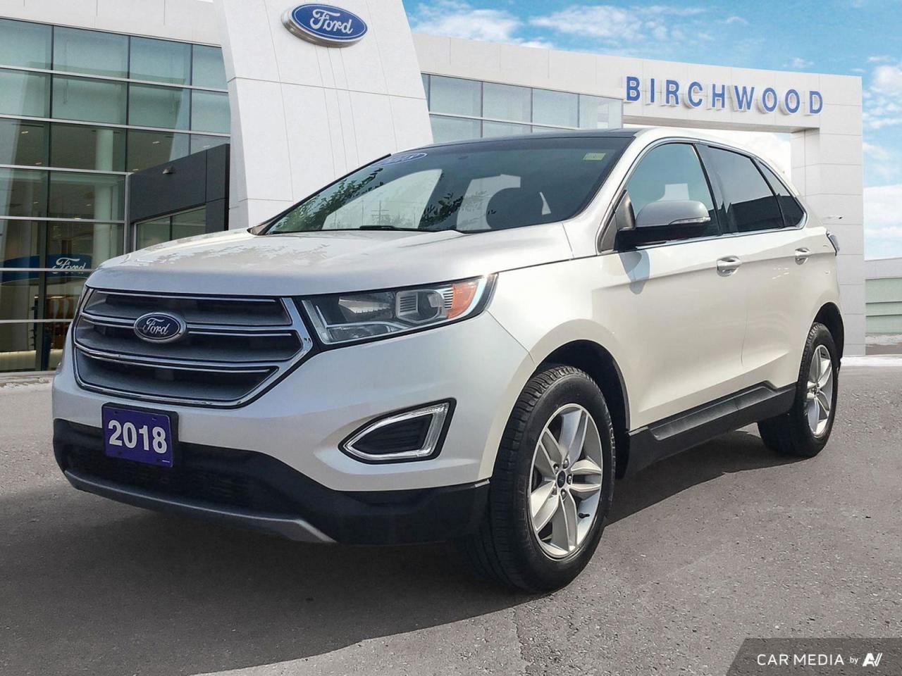 Used 2018 Ford Edge SEL AWD | Leather | Panoramic Moonroof | Local Vehicle for sale in Winnipeg, MB