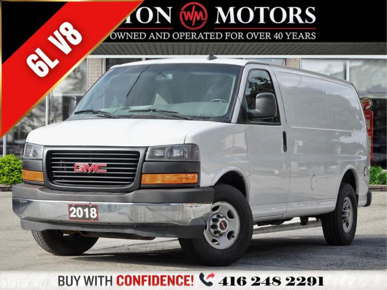 2018 GMC Savana 3500 SLIDING DOOR*SHELVING*POWER DOOR LOCKS*REVCAM