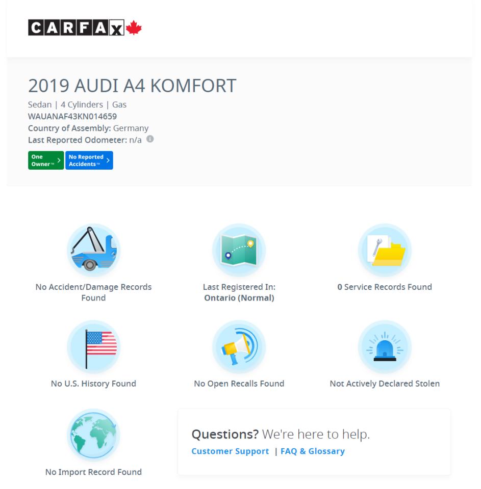 2019 Audi A4 Komfort Quattro AWD+New Tires+Brakes+CLEAN CARFAX - Photo #5