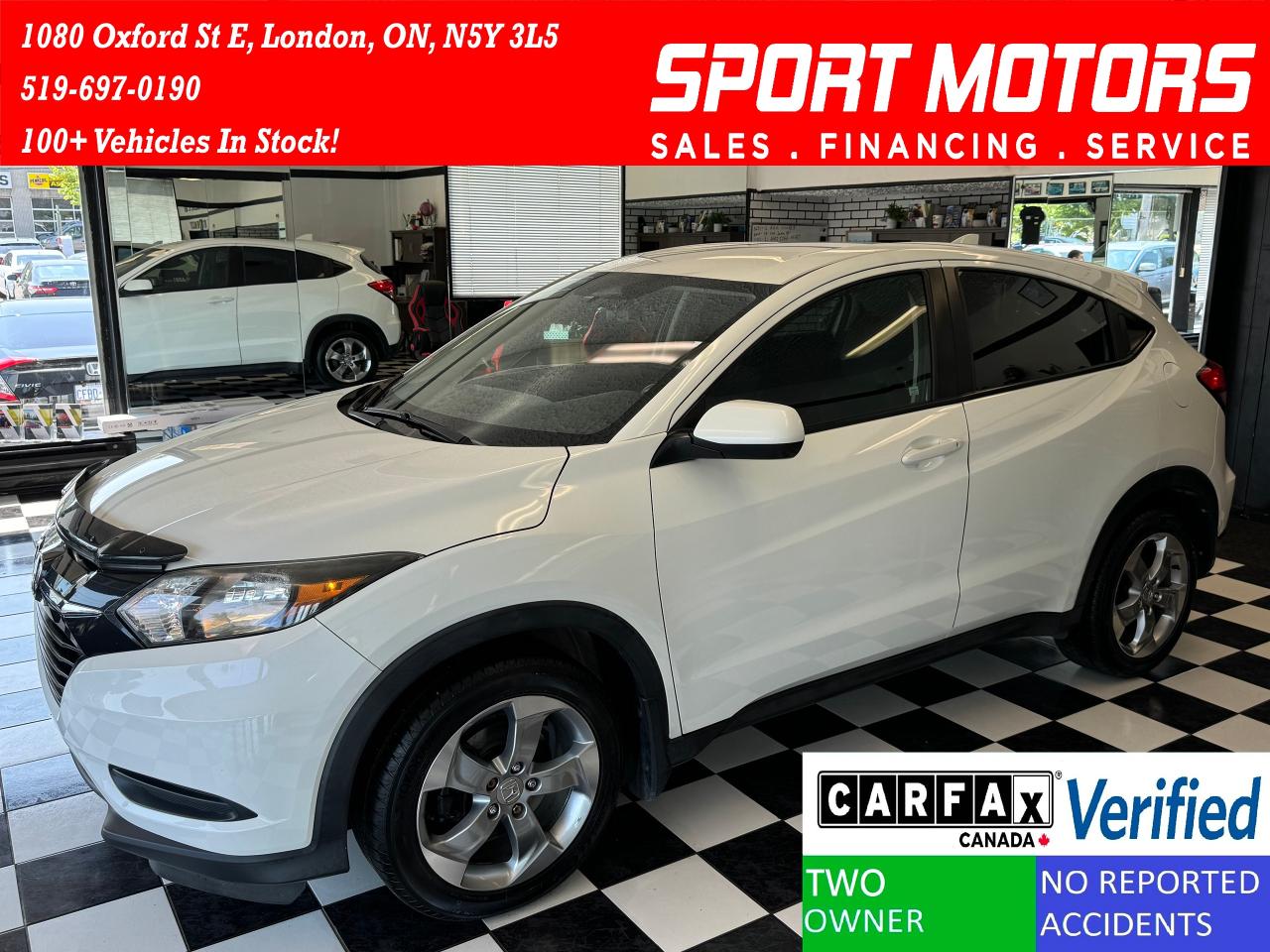 Used 2017 Honda HR-V LX AWD+New Brakes+Camera+Heated Seats+CLEAN CARFAX for sale in London, ON