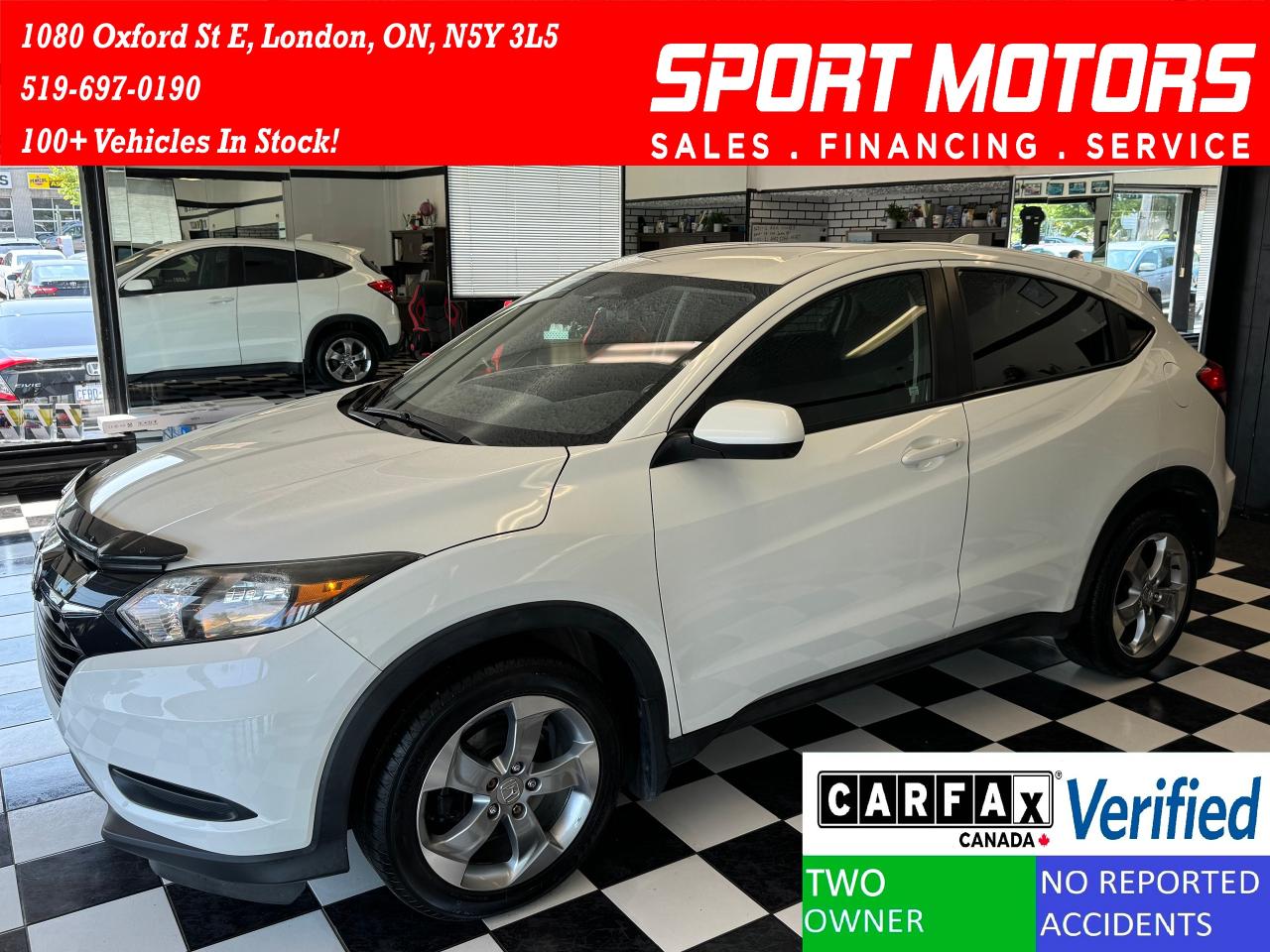 2017 Honda HR-V LX AWD+New Brakes+Camera+Heated Seats+CLEAN CARFAX