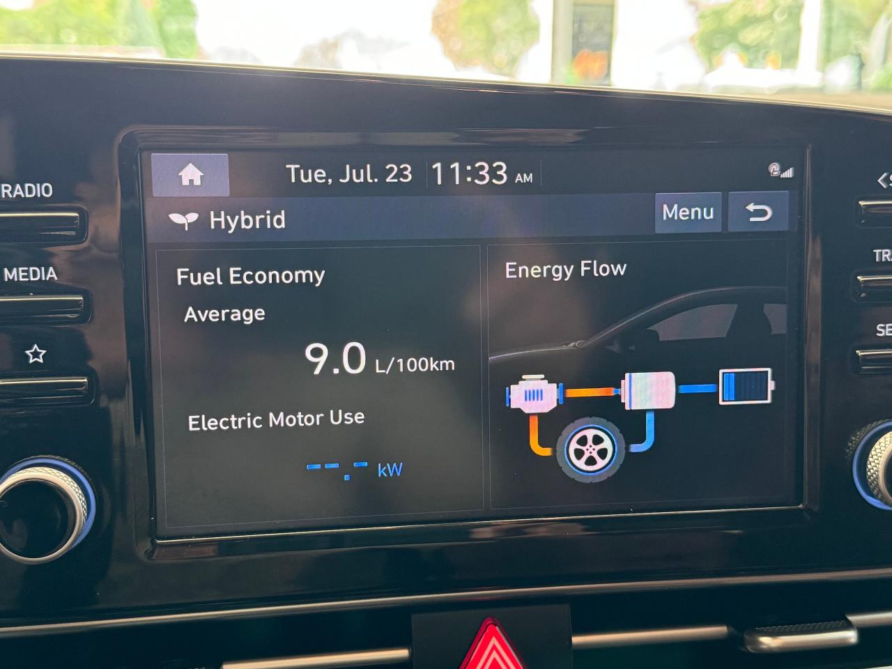 2022 Hyundai Elantra Hybrid ULTIMATE+Roof+Heated Leather+CLEAN CARFAX - Photo #36