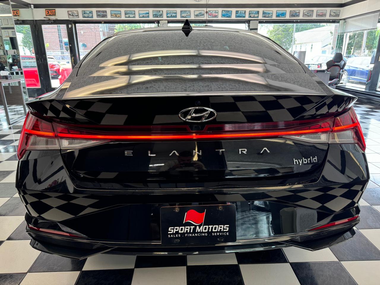 2022 Hyundai Elantra Hybrid ULTIMATE+Roof+Heated Leather+CLEAN CARFAX - Photo #7