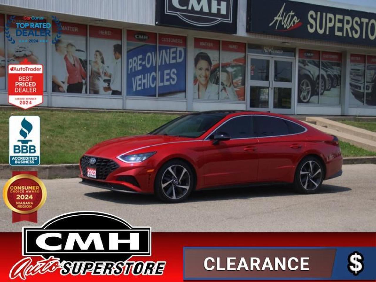 Used 2022 Hyundai Sonata Sport  ADAP-CC ROOF LEATH HTD-SW for sale in St. Catharines, ON