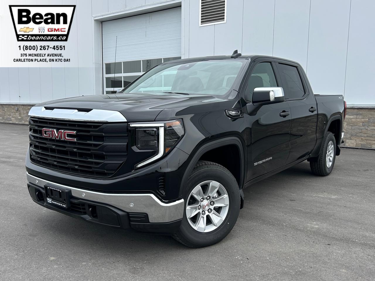 New 2024 GMC Sierra 1500 Pro 2.7L 4CYL WITH REMOTE ENTRY, HITCH GUIDANCE, HD REAR VISION CAMERA, EZ LIFT TAILGATE for sale in Carleton Place, ON