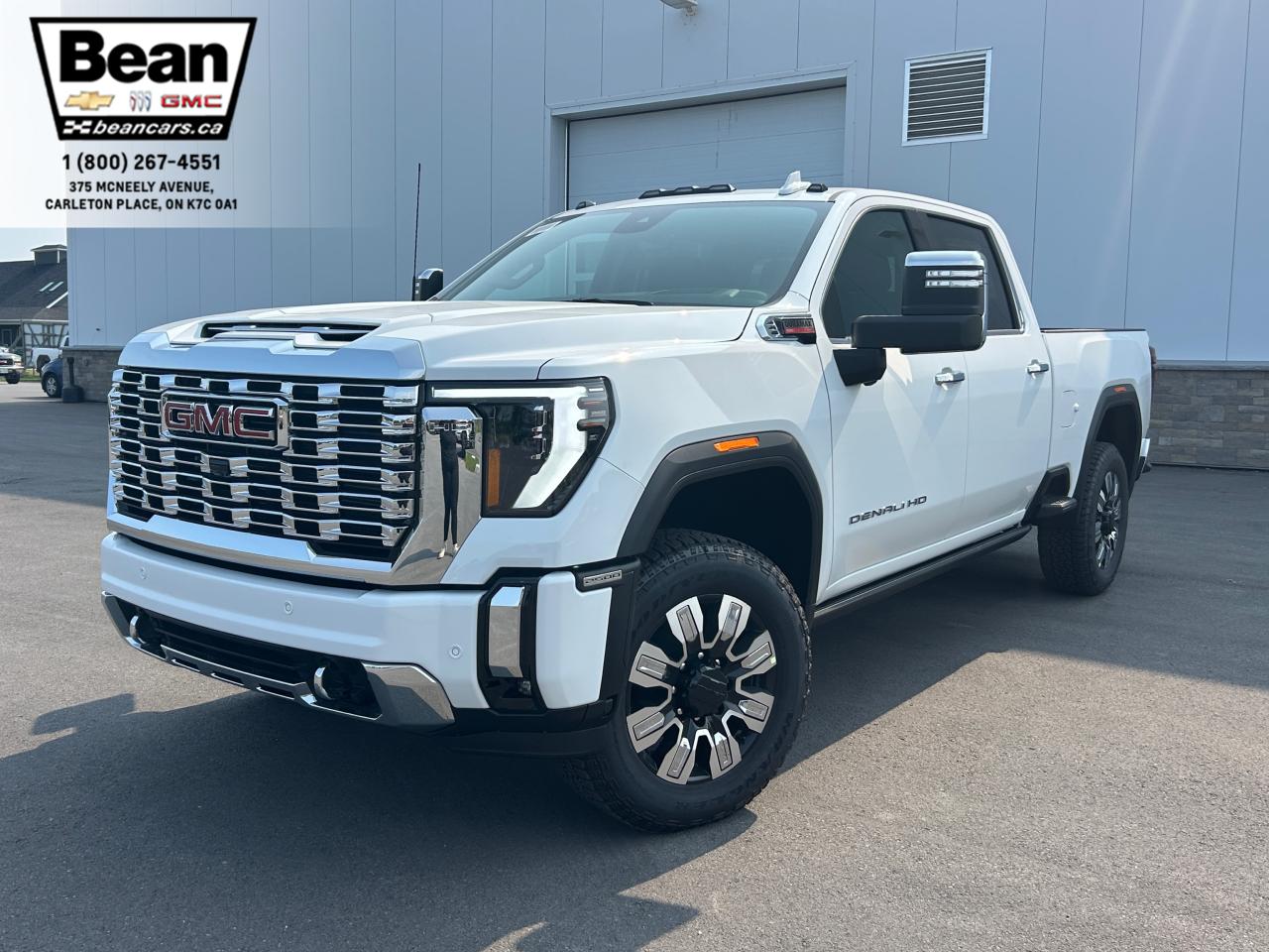 New 2024 GMC Sierra 2500 HD Denali DURAMAX 6.6L V8 WITH REMOTE START/ENTRY, HEATED SEATS, HEATED STEERING WHEEL, VENTILATED SEATS, SUNROOF, HD SURROUND VISION for sale in Carleton Place, ON