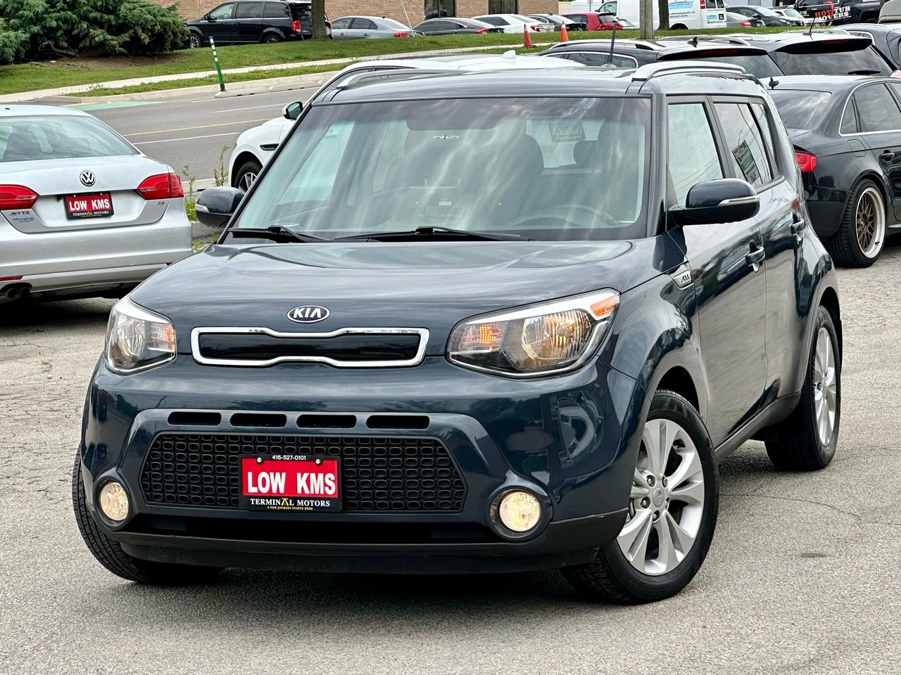 <p>#NO ACCIDENT</p><div>#ONE OWNER<br />#CERTIFIED<br />#LOW KMS <br /><br />NEW ARRIVAL, 2015 KIA SOUL EX IN GREAT CONDITION WITH LOW KMS <br /><br />ONLY 83,000 KMS<br /><br />-OIL CHANGED WITH FILTER<br />-NEW BREAKS ALL AROUND<br /><br />THIS SOUL TRIM INCLUDES MULTIPLE OPTIONS:<br />-HEATED SEATS <br />-NAVIGATION<br />-APPLE CAR PLAY <br />-BACK-UP CAMERA <br />-STEERING WHEEL CONTROLS<br /><br /># BEING SOLD CERTIFIED WITH SAFETY INCLUDED IN PRICE<br /># FREE CARFAX REPORT FOR EACH VEHICLE<br /># PRICE + HST NO HIDDEN OR EXTRA FEES<br /># 2 YEARS WARRANTY <br /><br />PLEASE CONTACT US TO BOOK YOUR APPOINTMENT FOR VIEWING AND TEST DRIVE. <br /><br />TERMINAL MOTORS<br />(416) 527 0101<br />1421 SPEERS RD, OAKVILLE&nbsp;</div>