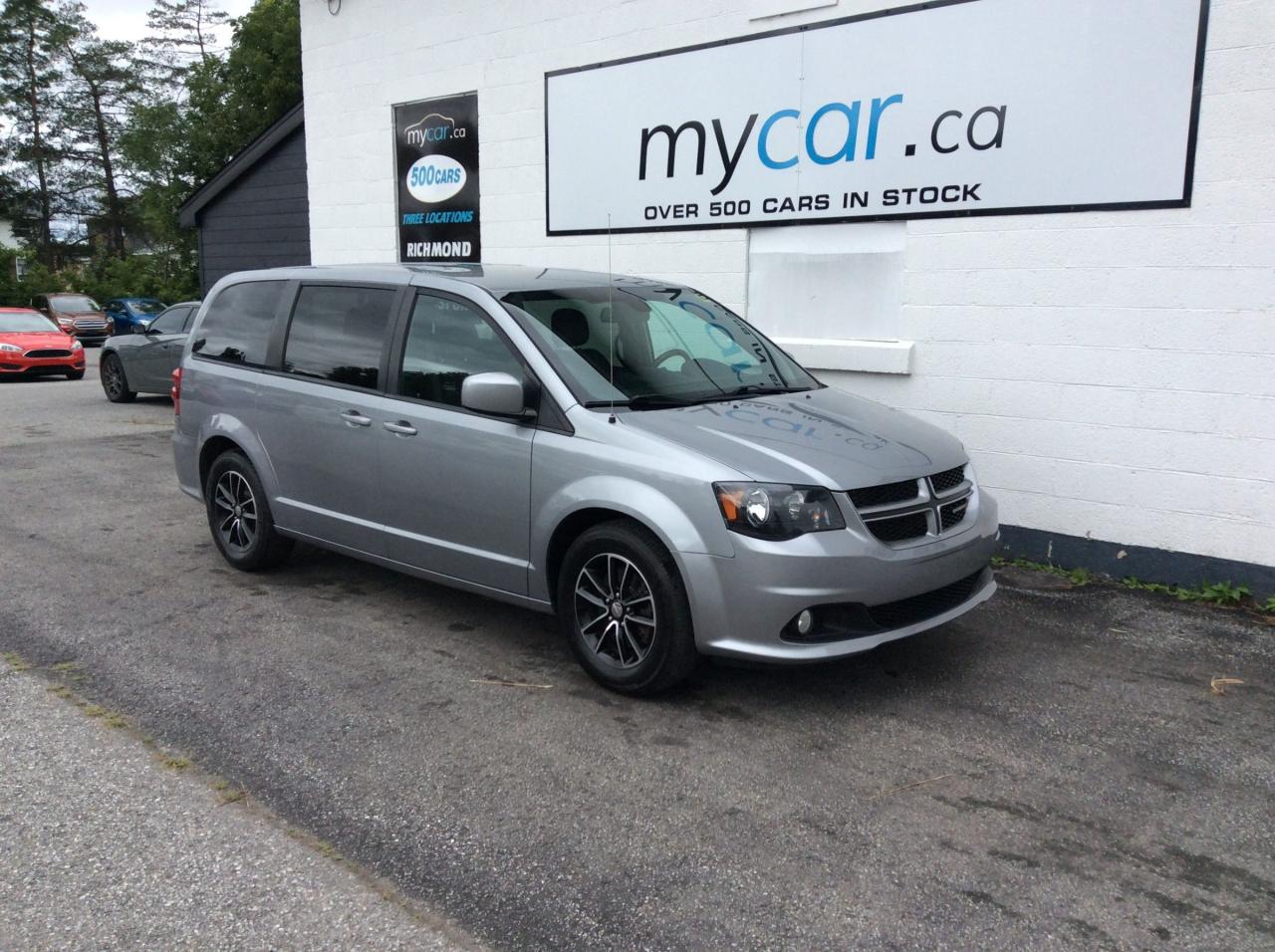 Used 2019 Dodge Grand Caravan GT 7 PASS. BACKUP CAM. HEATED SEATS/WHEEL. LEATHER. BLUETOOTH. PWR SEATS. A/C. CRUISE. PWR GROUP. REMOT for sale in North Bay, ON