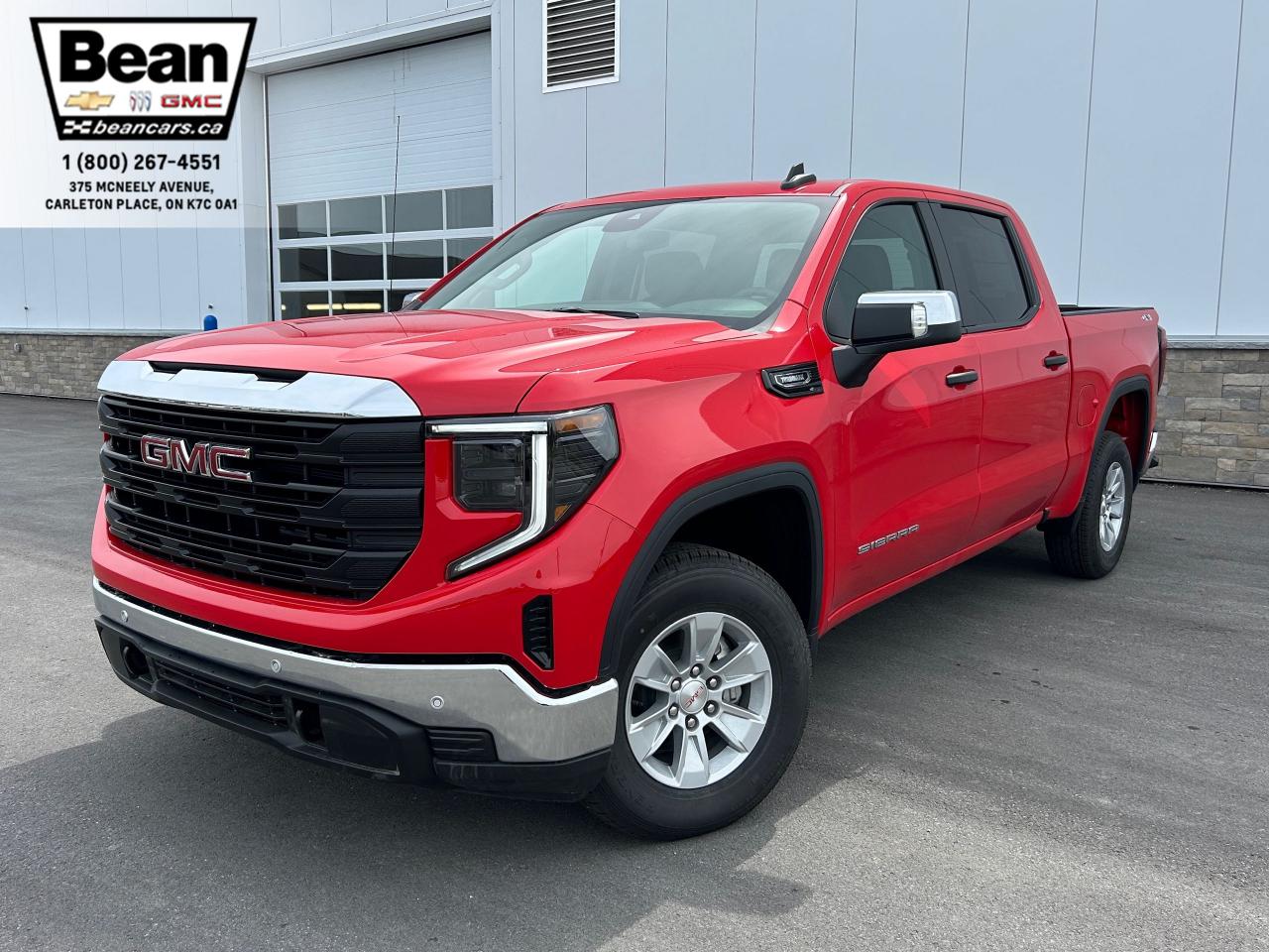 New 2024 GMC Sierra 1500 Pro 2.7L 4CYL WITH REMOTE ENTRY, HITCH GUIDANCE, HD REAR VISION CAMERA, EZ LIFT TAILGATE for sale in Carleton Place, ON