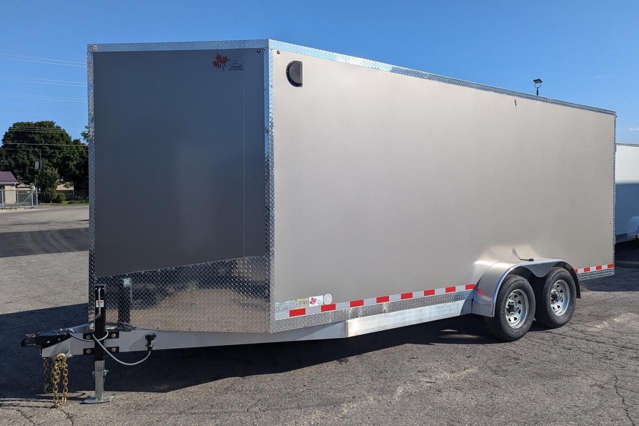 2024 Canadian Trailer Company 7x18 V-Nose Cargo Trailer Aluminum Tandem Axle Photo3