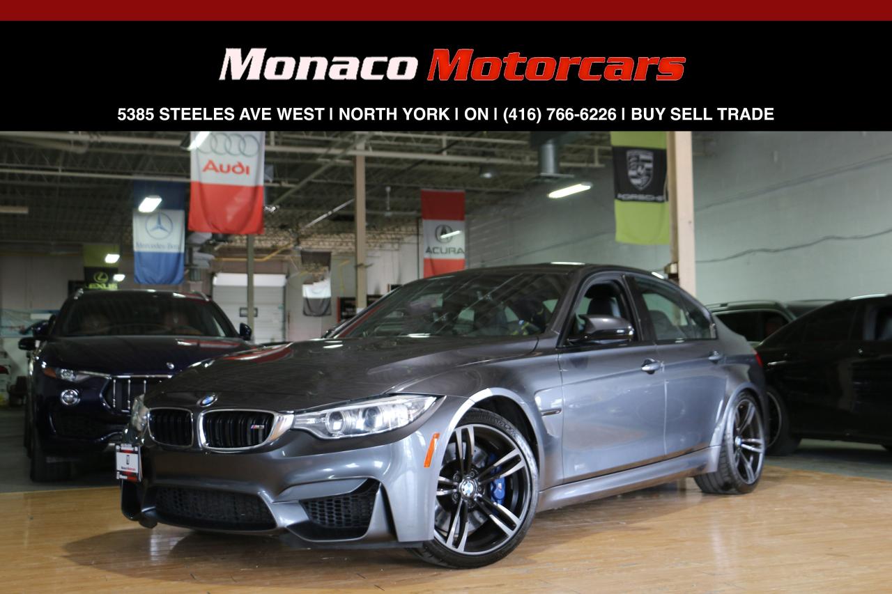 Used 2015 BMW M3 - MANUAL|425 HP|CARBON ROOF|BLINDSPOT|2RIMS&TIRE for sale in North York, ON