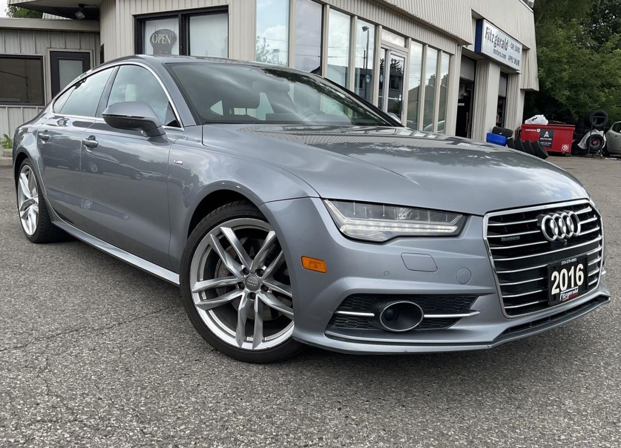 Used 2016 Audi A7 3.0T Technik Quattro - S-LINE! MASSAGE SEATS! HUD! NAV! CAMERAS! BSM! for sale in Kitchener, ON