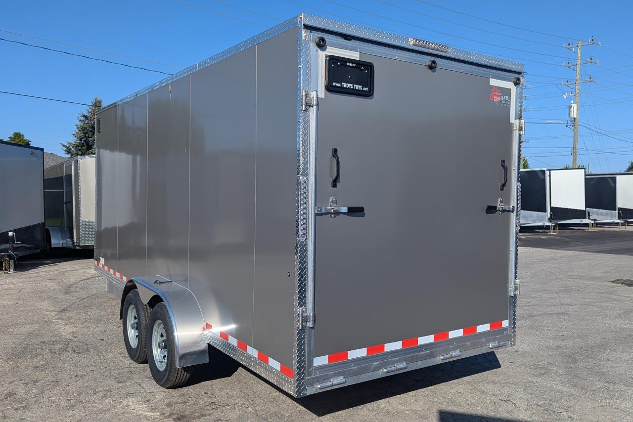 2024 Canadian Trailer Company 7x18 V-Nose Cargo Trailer Aluminum Tandem Axle