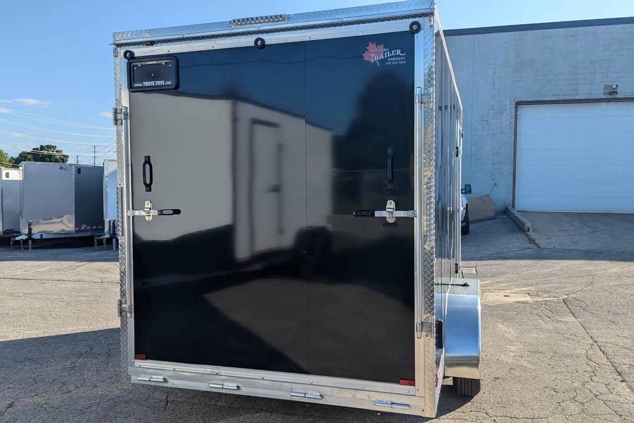 2024 Canadian Trailer Company 7x14 V Nose Cargo Trailer Aluminum Tandem Axle