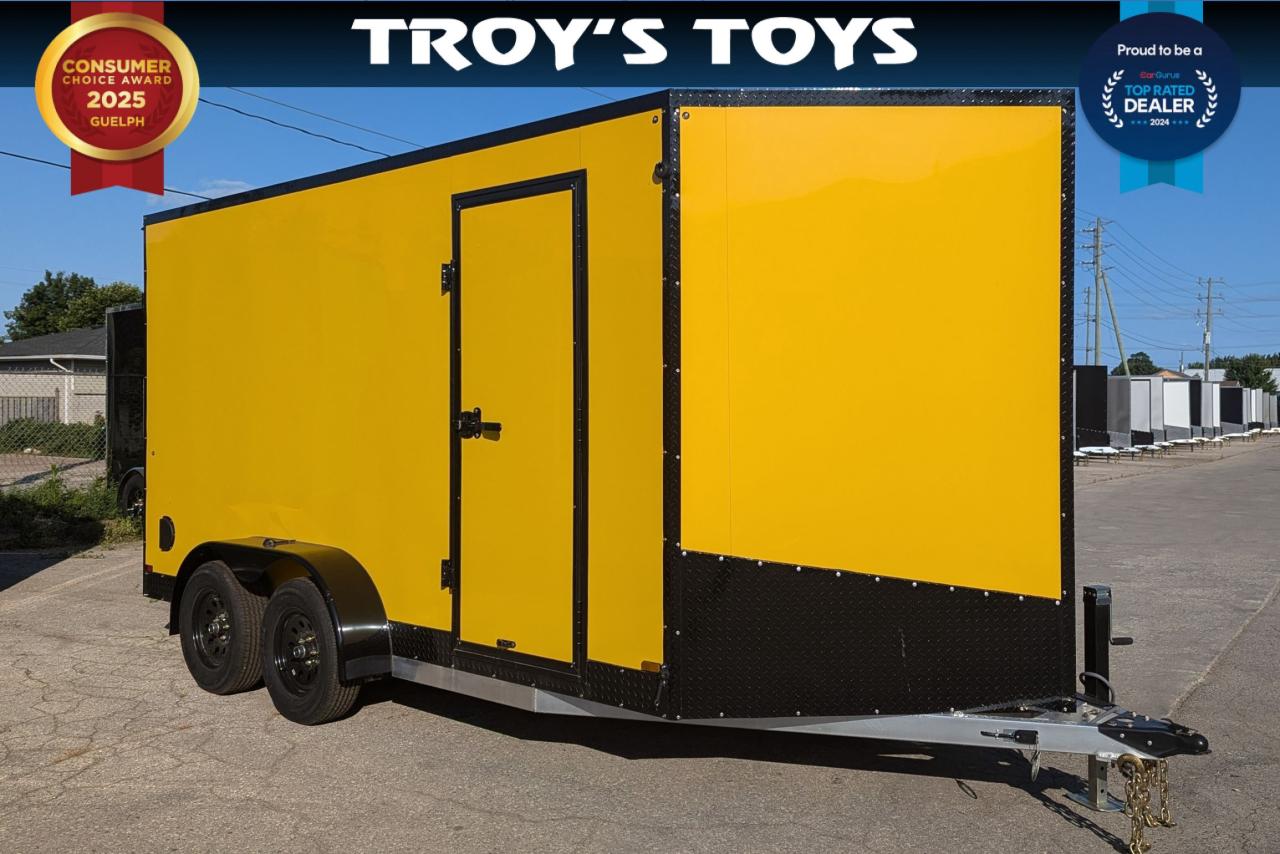 2024 Canadian Trailer Company 7x14 V Nose Cargo Trailer Aluminum Tandem Axle