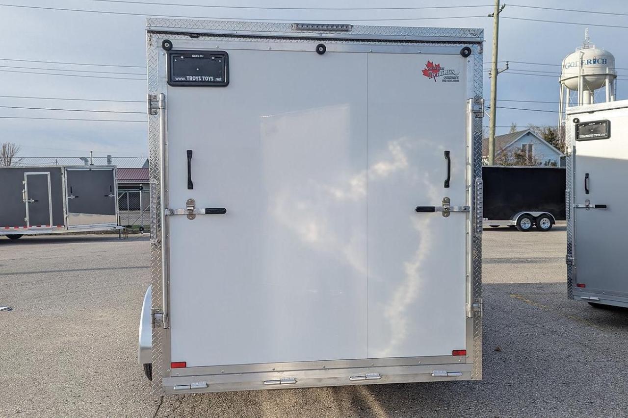 2024 Canadian Trailer Company 7x14 V Nose Cargo Trailer Aluminum Tandem Axle