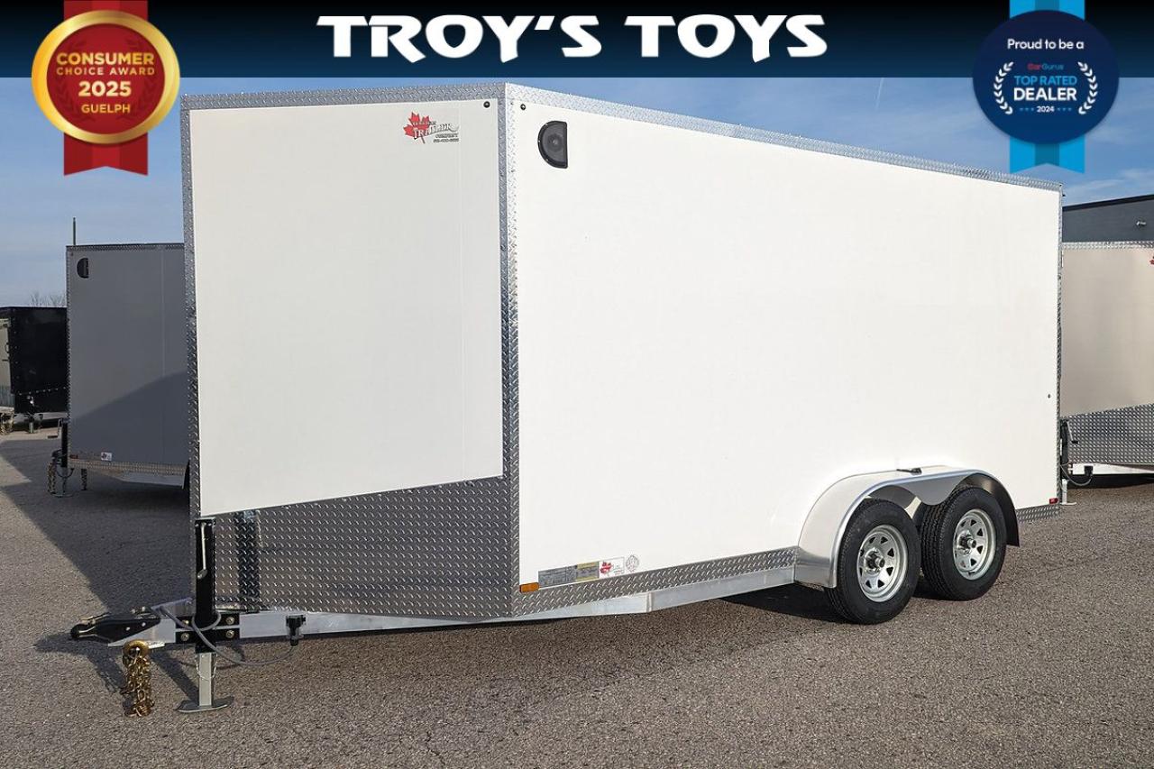 2024 Canadian Trailer Company 7x14 V Nose Cargo Trailer Aluminum Tandem Axle