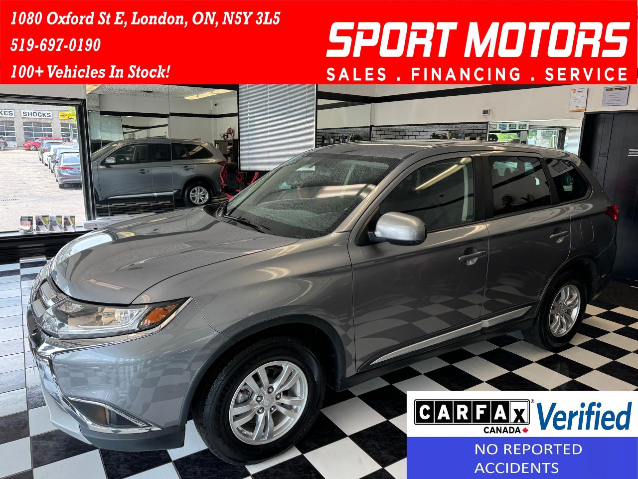 2017 Mitsubishi Outlander ES AWC+Camera+Bluetooth+Heated Seats+CLEAN CARFAX