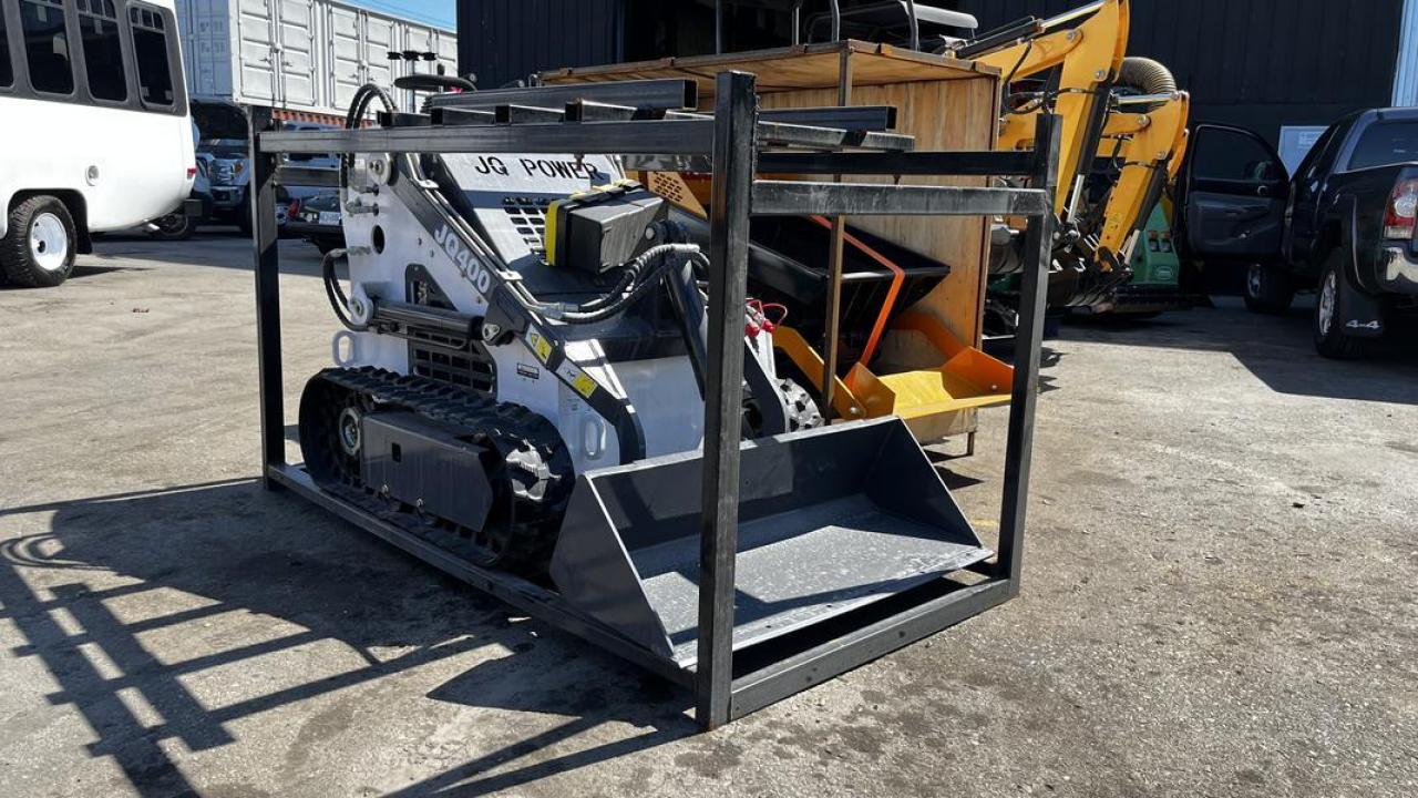 2024 Power JQ 400 Track Loader New, white exterior, black interior, vinyl.  $6,930.00 plus $375 processing fee, $7,305.00 total payment obligation before taxes.  Listing report, warranty, contract commitment cancellation fee, financing available on approved credit (some limitations and exceptions may apply). All above specifications and information is considered to be accurate but is not guaranteed and no opinion or advice is given as to whether this item should be purchased. We do not allow test drives due to theft, fraud, acts of vandalism and undetectable impaired driving. Instead we provide the following benefits: Complimentary Warranty (with options to extend), Limited Money Back Satisfaction Guarantee on Fully Completed Contracts, Contract Commitment Cancellation, and an Open-Ended Sell-Back Option. Ask seller for details or call 604-522-REPO(7376) to confirm listing availability.