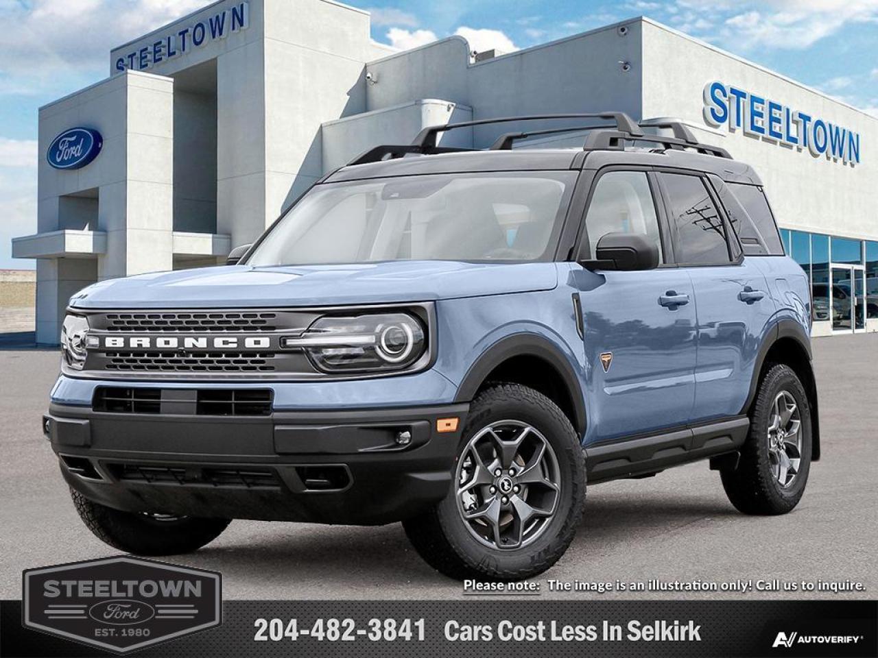 New 2024 Ford Bronco Sport Badlands  -  Heated Seats for sale in Selkirk, MB