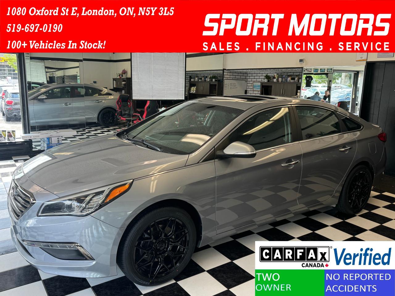 Used 2017 Hyundai Sonata GLS+New Tires+Alloys+BSM+Camera+CLEAN CARFAX for sale in London, ON