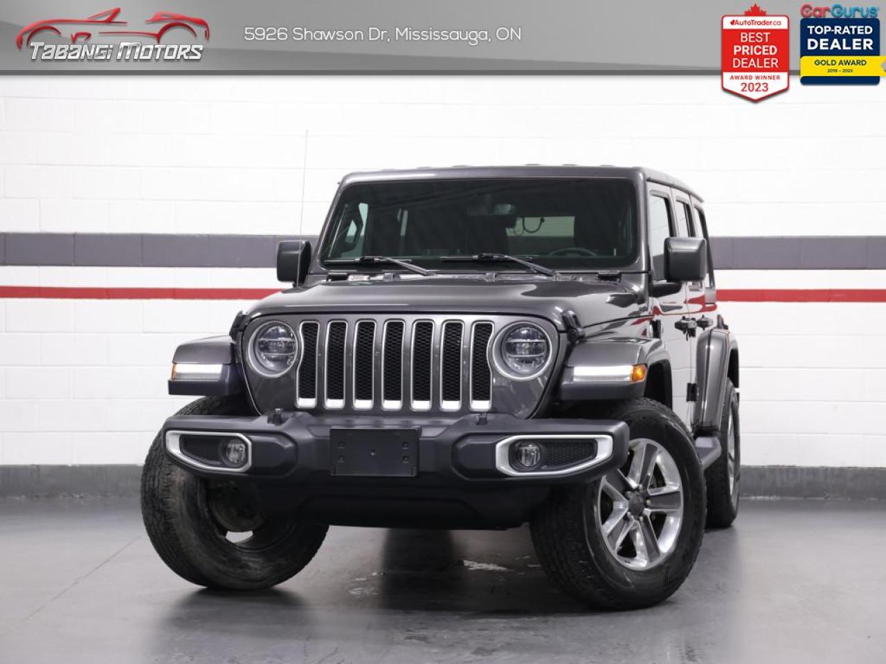 Used 2020 Jeep Wrangler Unlimited Sahara  Navigation Leather Carplay Remote Start Blindspot for sale in Mississauga, ON