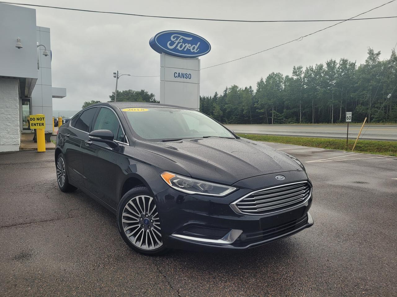 Used 2018 Ford Fusion ALL WHEEL DRIVE SE AWD W/ LEATHER for sale in Port Hawkesbury, NS