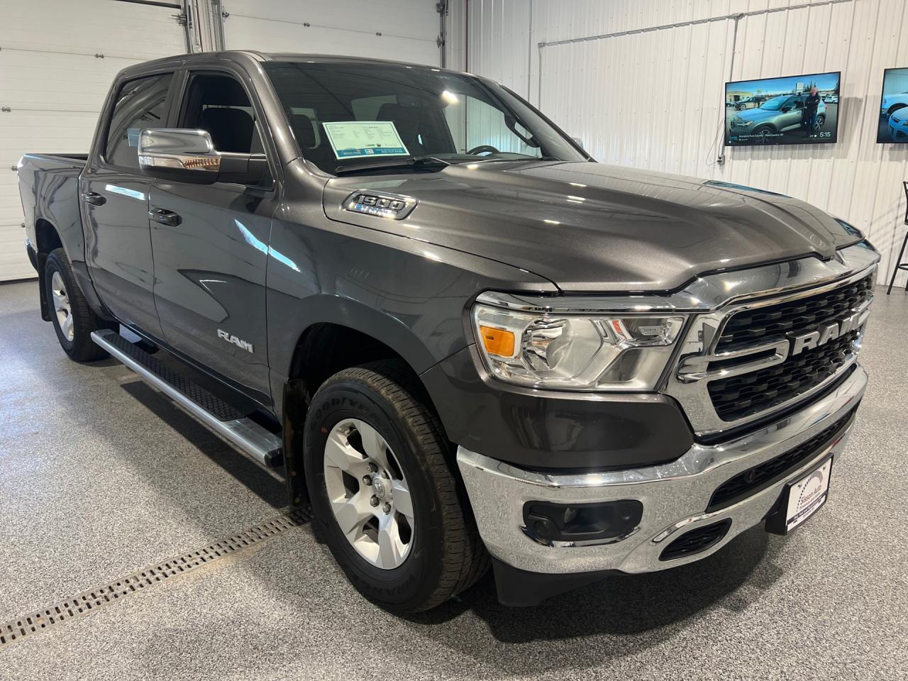 Used 2022 RAM 1500 Big Horn Crew Cab SWB 4WD #Heated Bucket Seats for sale in Brandon, MB