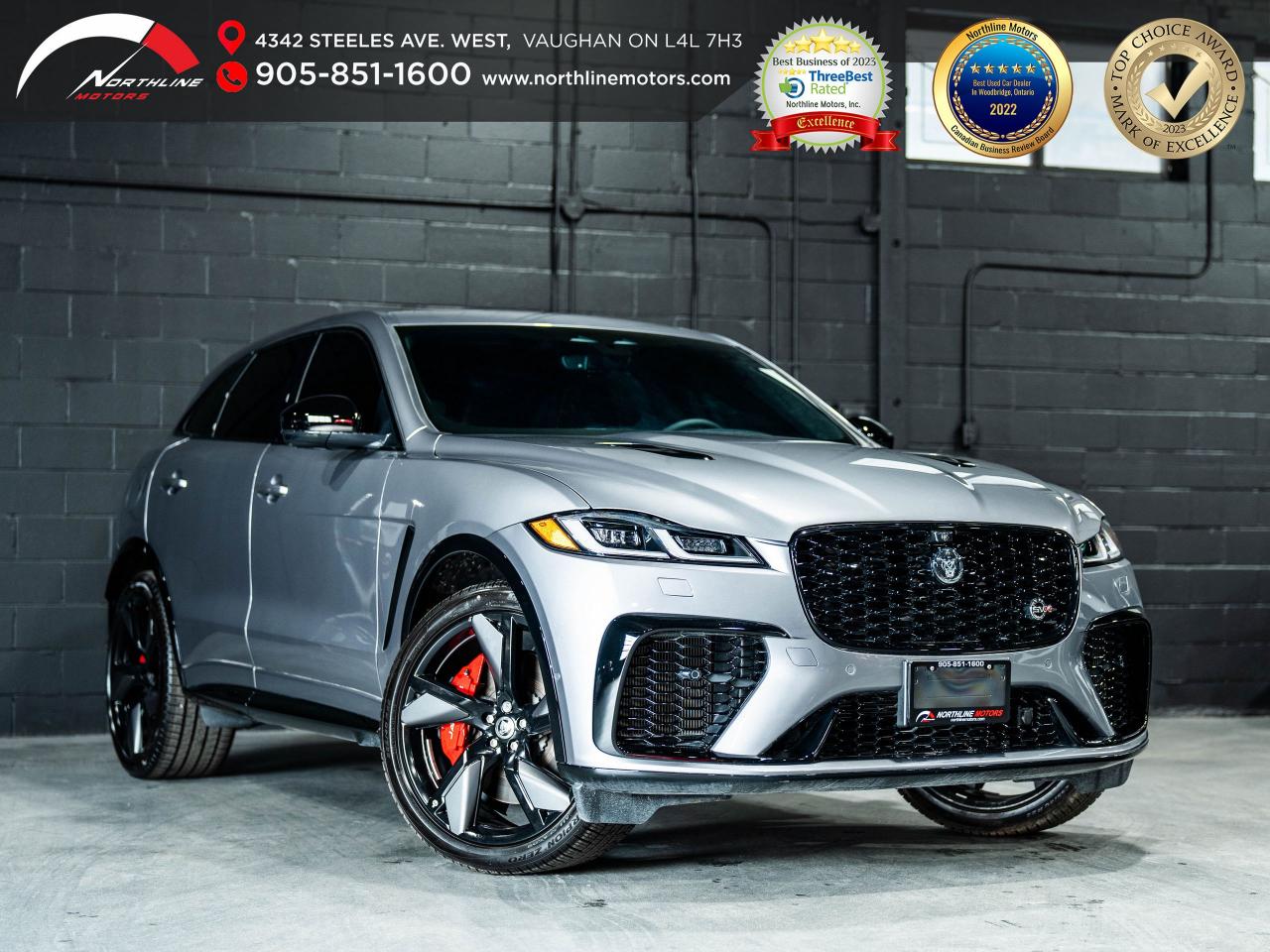 Used 2024 Jaguar F-PACE SVR /PANO/360CAM/HUD/22 IN RIM/ADAPTIVE CRUISE for sale in Vaughan, ON