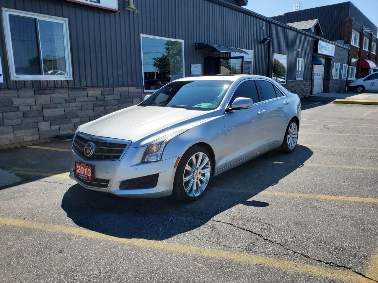 Used 2013 Cadillac ATS 3.6L Luxury-NAVIGATION-SUNROOF-LEATHER-AUTO START for sale in Tilbury, ON