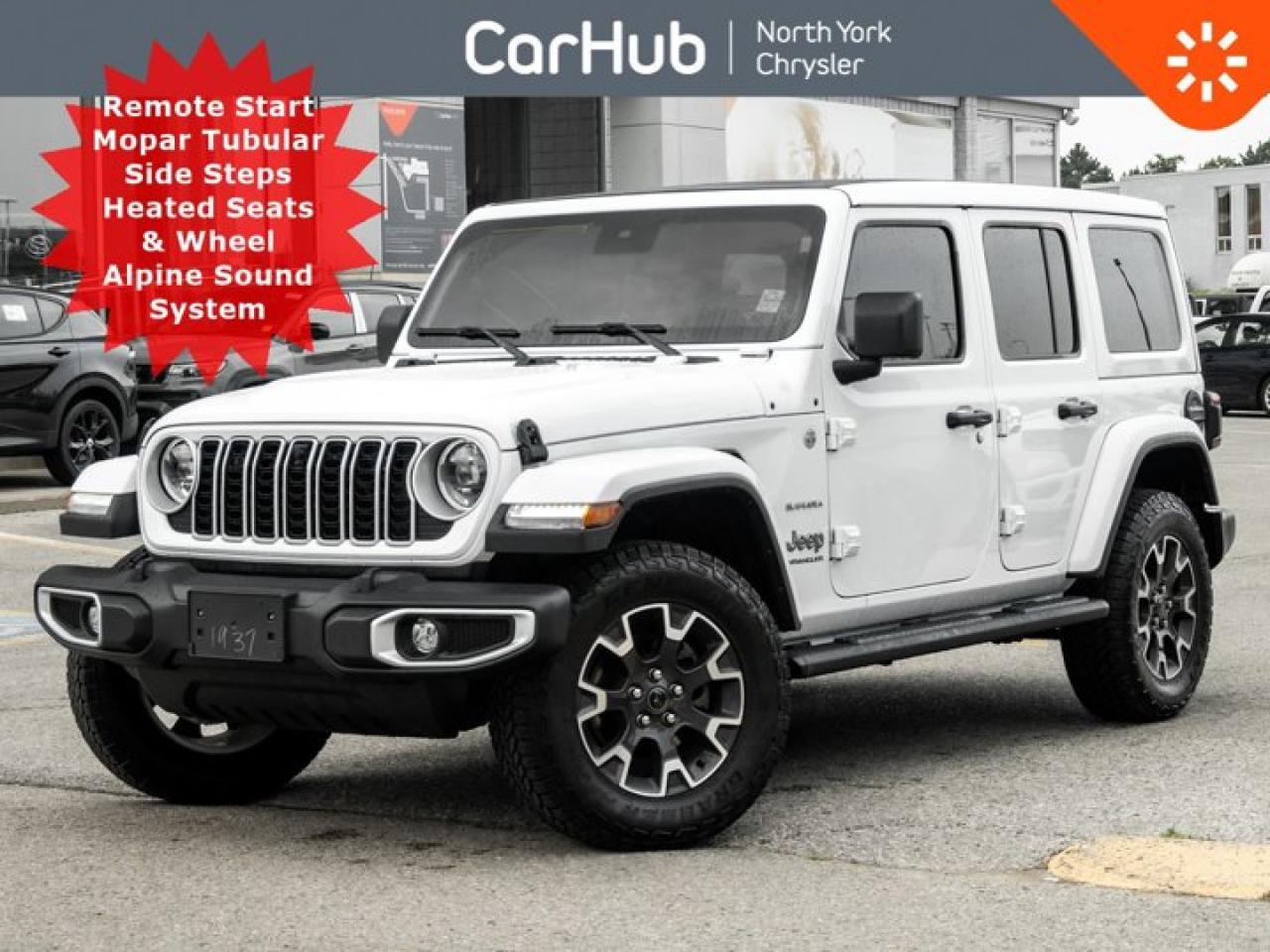 Used 2024 Jeep Wrangler Sahara Sky-Roof Blind Spot LEDs Navi 12.3'' Screen for sale in Thornhill, ON